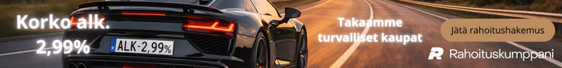 ajoneuvorahoitus korko alk 2,99%